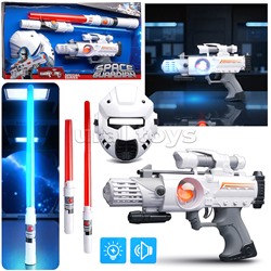 Набор оружия "Звездный патруль" (свет, звук) на батарейках, в коробке