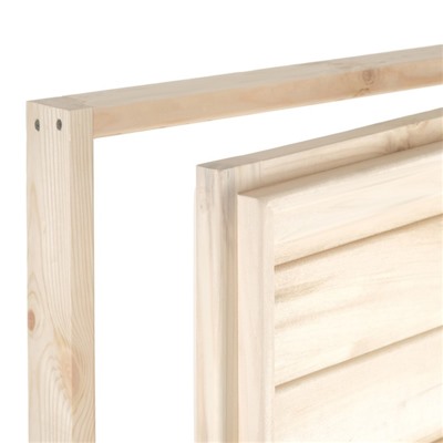 Дверь для бани и сауны «Эконом», коробка 170×80 см, деревянная, липа