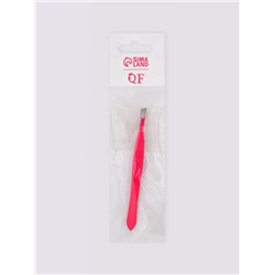 Пинцет скошенный, узкий, 9 см, МИКС