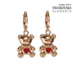 Серьги с кристаллами Swarovski