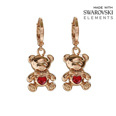 Серьги с кристаллами Swarovski