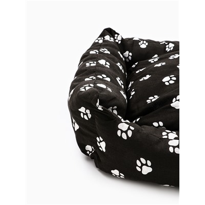 Лежанка для животных «Пухлик», 68×52×16 см, чёрная