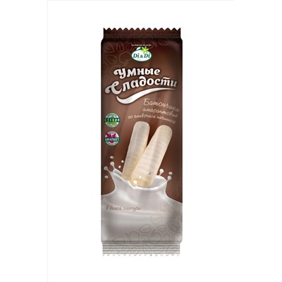 Батончик "УмСладости" с сливочной начинкой в белой глазури 20г ЭКОПРОДУКТЫ, 1187277