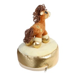 Мягкая игрушка - конфетница «Веселая лошадка», 21 см