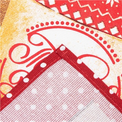 Набор кухонных полотенец Доляна «Тепла и уюта» 35×60 см-2 шт., 100% хлопок