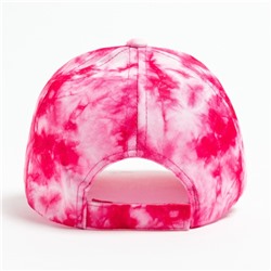 Кепка женская Tie-dye MINAKU, цвет фуксия, размер 54-56