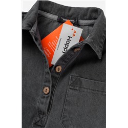 Джинсовое платье с коротким рукавом для девочки Happyfox