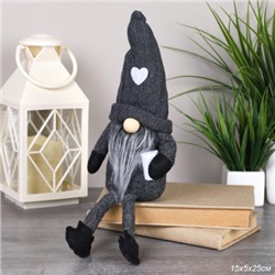 Декоративное украшение Гном 23 см / GH-28/2 /уп 40/100/новогодний