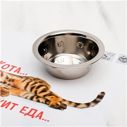 Коврик под миску «Не проста жизнь кота», 43×28 см