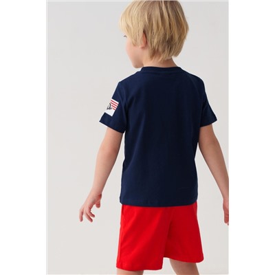 Комплект трикотажный для мальчиков: фуфайка (футболка), шорты PLAYTODAY, 1239659