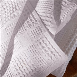 Полотенце вафельное SL HOME: Chess «Блан де Блан», 90×150 см, хлопок 100%, белое