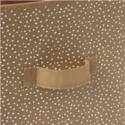 Короб для хранения Доляна Points, 27×27×27 см, бежевый