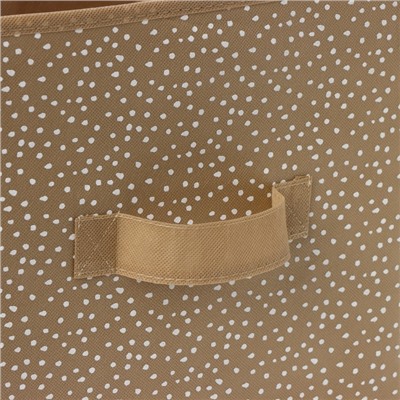 Короб для хранения Доляна Points, 27×27×27 см, бежевый