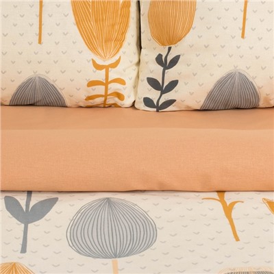 Постельное бельё 2-спальное «Этель» Autumn flowers, бязь