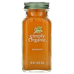 Simply Organic, Куркума, 2,38 унции (67 г)