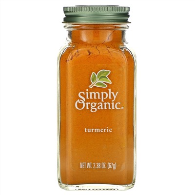 Simply Organic, Куркума, 2,38 унции (67 г)