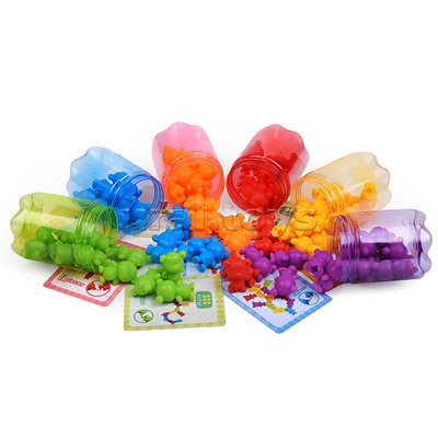 Настольная игра-сортировщик "Мишки" в коробке