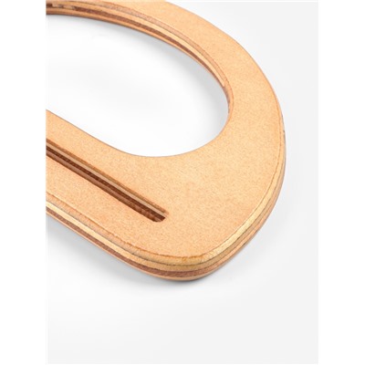 Ручки для сумки деревянные, 10×18 см, 2 шт., бежевые