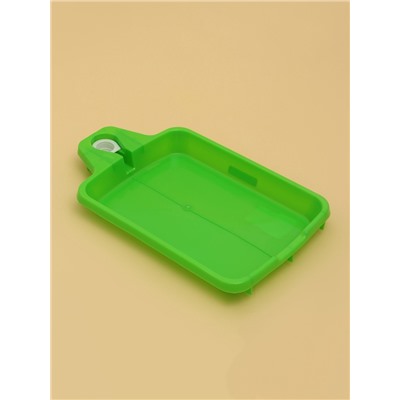 УЦЕНКА Лоток для проращивания травы кошкам с бутылкой для воды 32×23.5×5 см