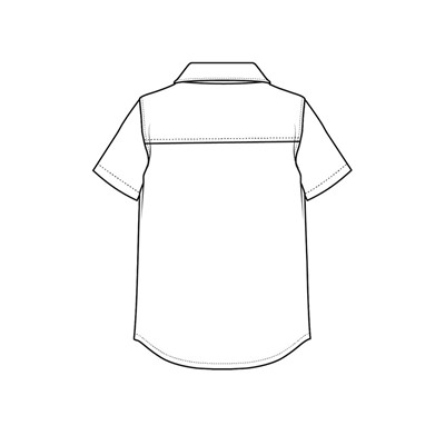 Сорочка текстильная для мальчиков (regular fit)