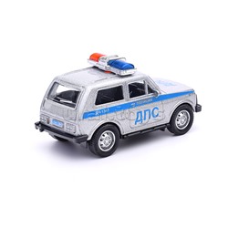 Машина металл LADA Полиция, 10 см, инерция, в коробке