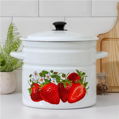 УЦЕНКА Кастрюля, 10 л, деколь МИКС