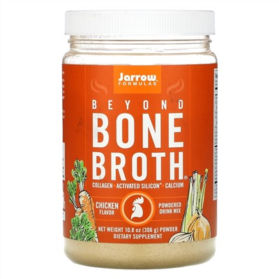 Jarrow Formulas, Beyond Bone Broth, бульон со вкусом курицы, 306 г (10,8 унции)