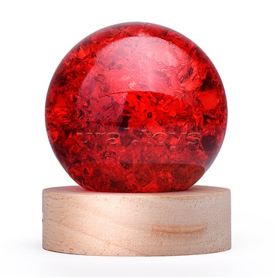 Светильник "Хрустальный шар" (в ассортименте) в коробке