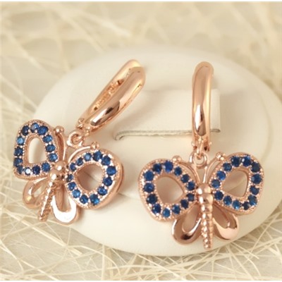 Серьги позолота H01-10150