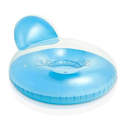 Шезлонг «Замороженный Неон» с подушкой, 137х122 см, МИКС 58889EU INTEX