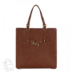 Сумка женская кожаная 1392TH brown Polina&Eiterou