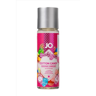 Смазка на водной основе Candy Shop Cotton Candy с ароматом сладкой ваты - 60 мл.