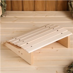 Подголовник анатомический для бани и сауны, 32×28×9.5 см, деревянный, «Добропаровъ»