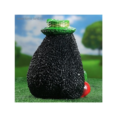 Садовая фигура из гипса «Ёжик с тремя яблоками», 20×15×27 см