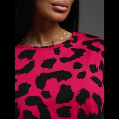 Футболка Ирбис (Малина)