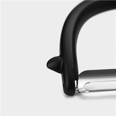 Овощечистка Magistro Vantablack, 17×6.6 см, горизонтальная, чёрная