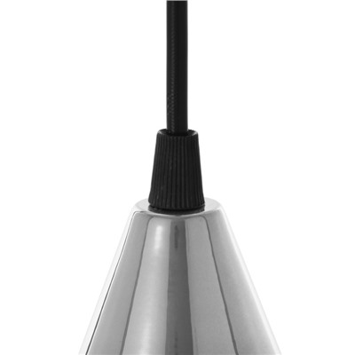 Светильник BayerLux Подвес «Конус» 3хЕ14 40 Вт хром d=16, h=20+60 см