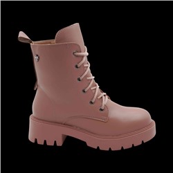 Ботинки на меху 14-10F розовые