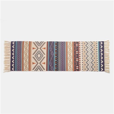 Ковёр «Этель. Грани», 60×180 см, хлопок 50%