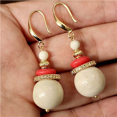 Серьги на крючках арт. 13 4846 (id 273672)