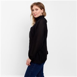 Блузка женская MINAKU: Enjoy, размер 50-52, чёрный