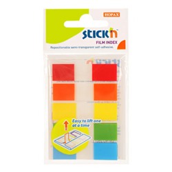 Закладки с клеевым краем Stick`n 12х45 мм 5цв х 20л Z-сложение 26071 (381349) Hopax