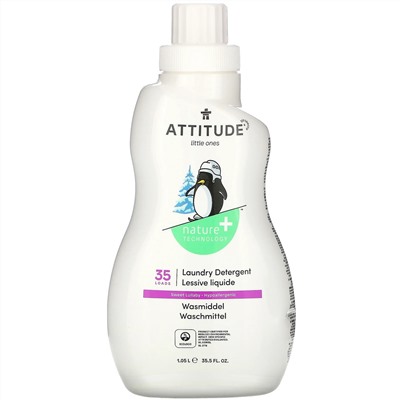 ATTITUDE, Sweet Lullaby, средство для стирки детской одежды, 1,05 л (35,5 унции)