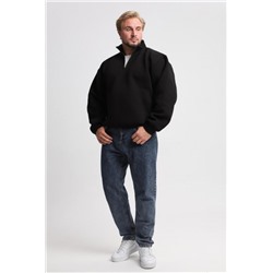 15 Кофта с молнией мужская (Черный)