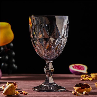 Набор для напитков из стекла «Круиз», 7 предметов: кувшин 1.1 л, 6 бокалов 300 мл, цвет серый