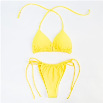 Купальник женский раздельный MINAKU цвет жёлтый, размер 42