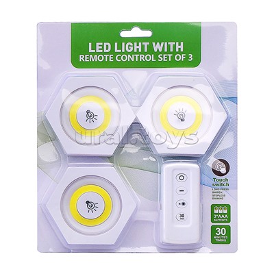 Ночник "Круглый свет" на листе