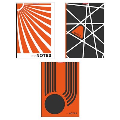 Тетрадь А4-  48л клетка "Black Orange" 12739/3 Academy style