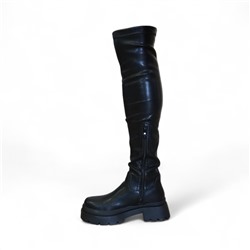 Сапоги-чулки евро зима К206-11 черные