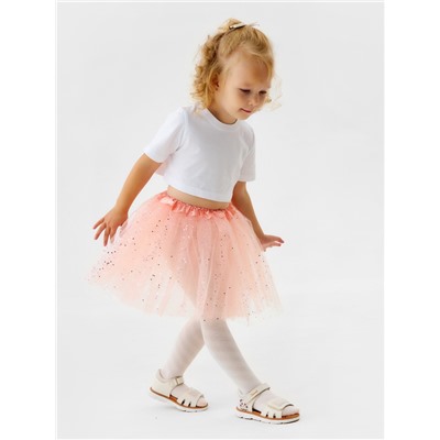 Юбка детская KAFTAN «Сияние», пудровая, длина 30 см